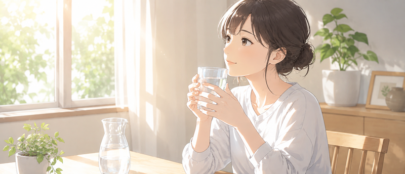 毎朝の1杯が自分を整える。コップ1杯の水に学ぶ心と体を心地よく満たす「水のサイエンス」